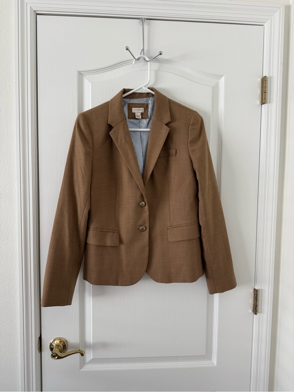 J. Crew Women's Brown Tailored Blazer Jacket